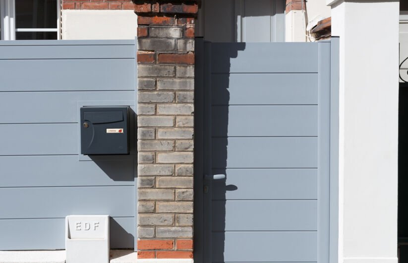 Portail Contemporain Aluminium