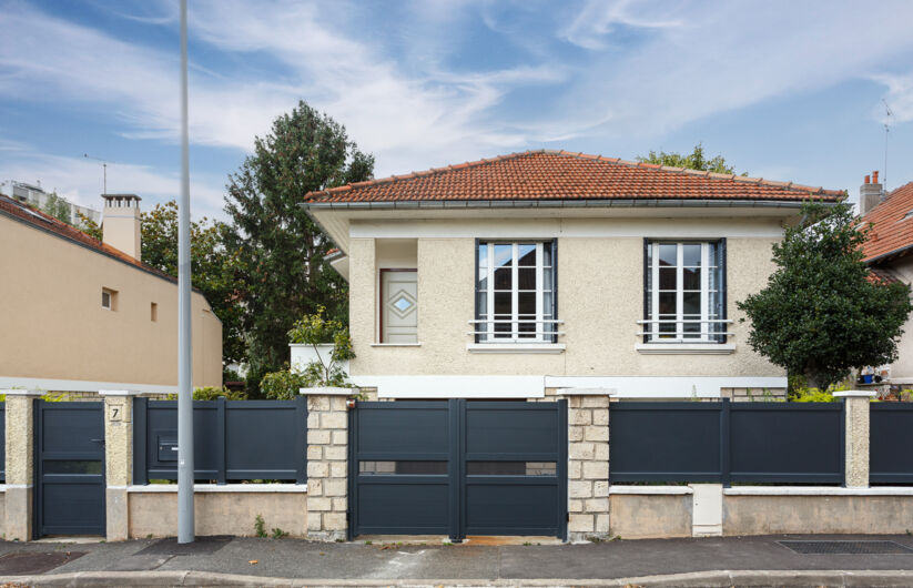 Portail Contemporain Aluminium